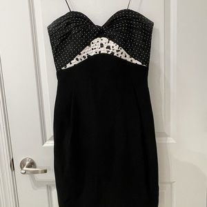 Vintage Geoffrey Beene strapless/spaghetti strap dress